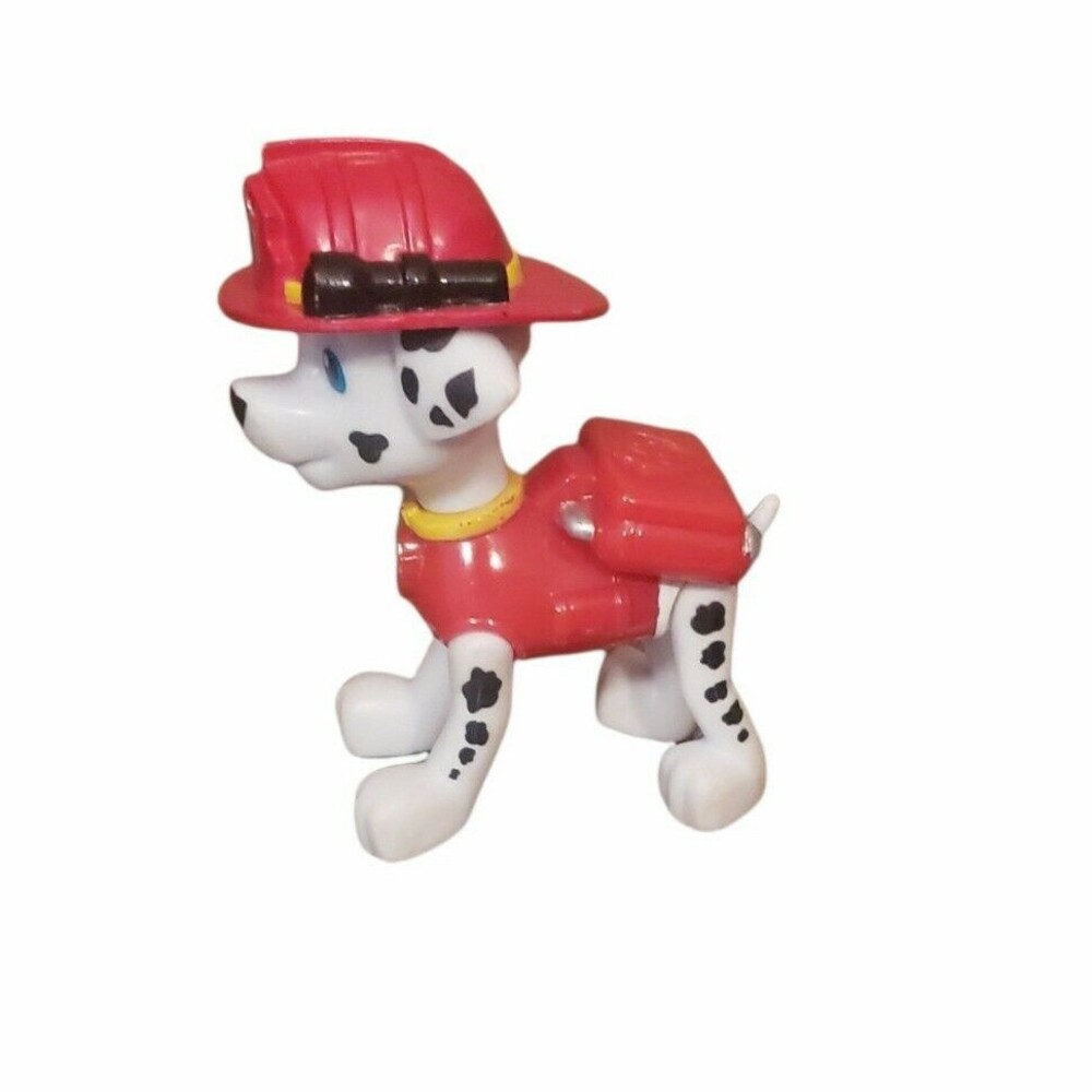 Nickelodeon Paw Patrol Marshall Figure Dalmatian Fire Dog Posable Toy SpinMaster